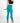 Body Wrappers - Recycled Poly Criss Cross Waist Band Legging with Back Pocket
