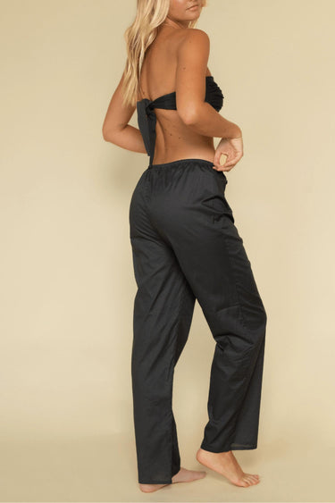 Montce - Drawstring Wide Leg Pant
