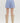 Entro - Chambray Denim Embroidered Shorts