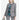 Calvin Klein Women's Printed One Button Blazer - Gray