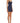 The Upside - Sportif Blair Gold Arrow Belted Waist A-line Tennis Dress