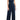 After Six Halter Neck Satin Charmeuse & Crepe Jumpsuit in Midnight, Size 8