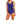 Waterpro - Chlorine Resistant Scoop Neck One Piece Swimsuit