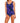 Waterpro - Chlorine Resistant Scoop Neck One Piece Swimsuit