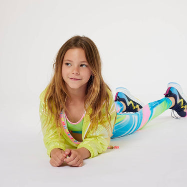 Billieblush - Girl's Hooded Windbreaker Logo Zip Jacket
