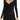 Good American Good Touch Ruched Long Sleeve Bodysuit in Black001, Size 3