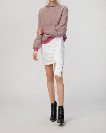 Naadam - WOOL BLEND DROP SHOULDER COWL NECK HOODIE