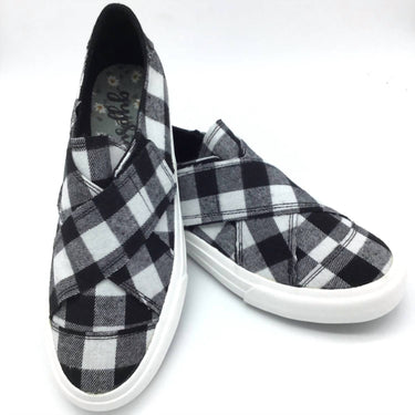 Gypsy Jazz - Women's Plaid Along Sneakers