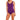 Waterpro - Chlorine Resistant Scoop Back One Piece Swimsuit