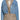 Veronica Beard Keaton Combo Dickey Jacket in Camel/Steel Blue Multi  Size Medium