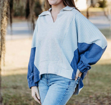 Bucketlist - Kenzie Collared V-neck Top
