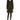 Women's Black Pocketed Coat Size 4