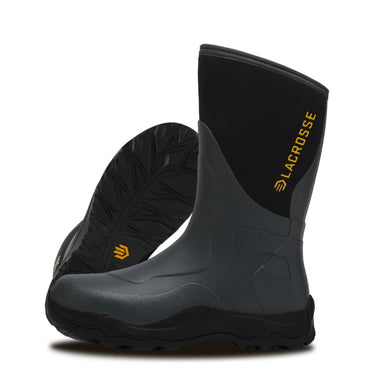 LaCrosse Alpha Agility Men s Field Boot Black Gray Size 15 M