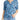 NICZOE Coastal Vines Palm Print Top - Blue Multi