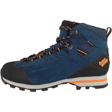 Hanwag Mens Makra Light GTX Hiking Boots Seablue Orange Size 9