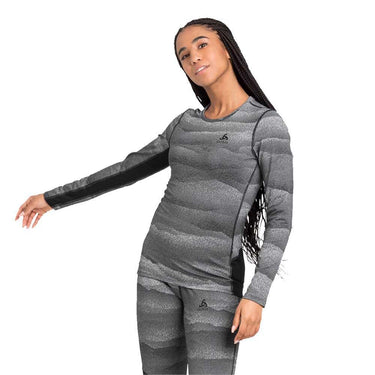 Odlo Women's Whistler ECO Long Sleeve Baselayer Top Black