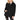 Collection B Juniors' Faux-Fur Coat (Black, S)