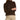 Max Studio Women's Long Sleeve Turtle Neck with Side Slits, Walnut-1129, Extra Small