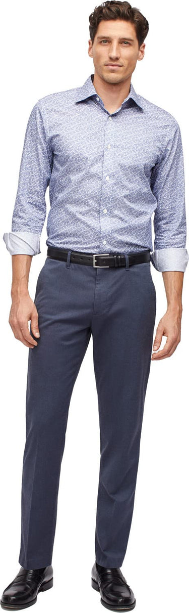 Bonobos Mens Stretch Weekday Warrior Slim Pants, Size: 36W x 30L, Color: Monday Steel Blue Yarn Dye