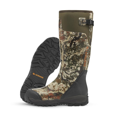 LaCrosse Alphaburly Pro 18 Men's Hunting Boots Waterproof Rubber Adjustable Gusset EVA Footbed First Lite Specter Size 8