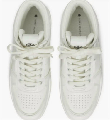 Tory Burch - Women's Clover Court High Purity Bianco High Top Sneakers