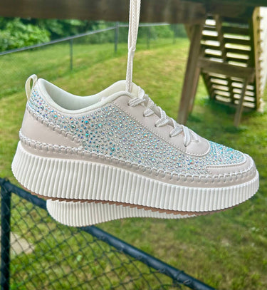 Gabby - Women's Everyday Rhinestone Sneakers