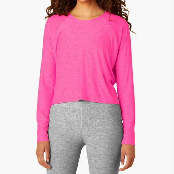 (取寄) ビヨンドヨガ レディース フェザーウェイト デイドリーマー プルオーバー Beyond Yoga women Featherweight Daydreamer Pullover Birch Heather Featherweight Daydreamer Pullover | Beyond Yoga