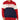 Fila Women's Timeless Logo Colorblocked Hoodie Red Size 1X