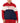 Fila Women's Timeless Logo Colorblocked Hoodie Red Size 3X