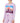 Fila Women's Cropped Horizon Print Thermal Top Purple Size Large