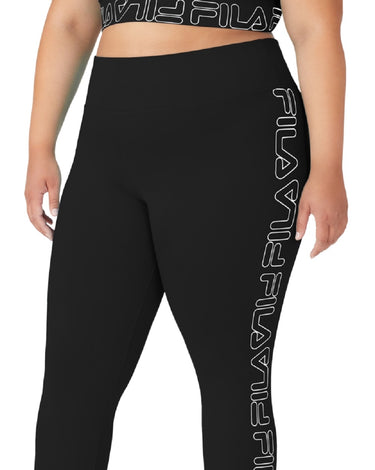 Fila Women's Logo 7/8 Leggings Black Size 1X