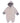 Le Top - Le Top Bebe Ivory and Grey Hooded Snowsuit