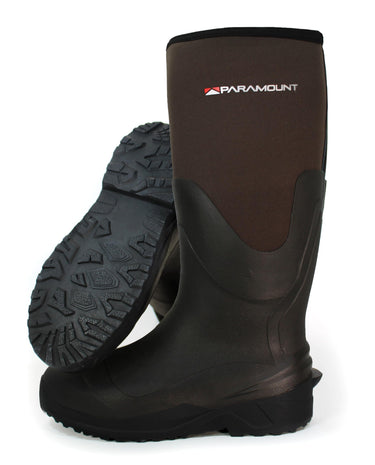 Paramount Outdoors TreadLite V1 Rubber Knee Boot with Neoprene Insulation Brown Mens 9