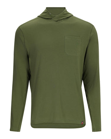 Simms Mens Glades Hoody Dark Clover Heather Small