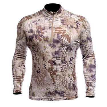 Kryptek Men's Hoplite Midweight Quarter Zip Highlander XSmall