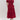 Entro - Faux Wrap Short Puff Sleeve Ruffle Detail Midi Dress