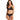 SEA LEVEL SWIM Mid Bikini Pant Bottoms Swimsuit Essentials Black 10