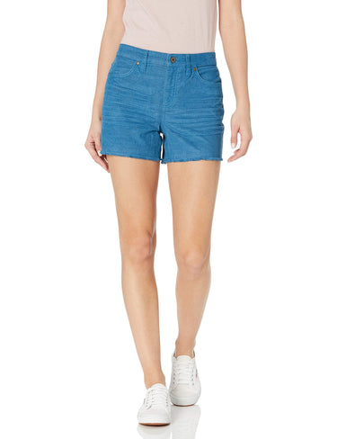 Carve Designs Women's Oahu High-Rise Shorts in Pacifica