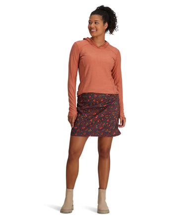 Royal Robbins Women's Discovery III Printed Skort Navy Size 8