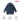 Reima Lampi Kids Waterproof Hooded Rain Jacket - Navy Blue