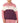 Fila Women's Timeless Logo Colorblocked Hoodie Pink Size 2X