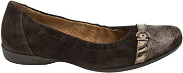 Gabor Women's Buckle Ballet Flat Brown Size 7 B(M) Us