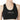 Fila Women's Bloom Logo Pullover Jersey Sports Bra Black Size 2X
