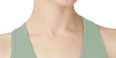 Fila Women's Bloom Logo Pullover Jersey Sports Bra Green Size 1X