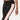 ID Ideology Women's Essentials Colorblocked Cropped Leggings Black Size Large