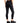 ID Ideology Women's Embossed Side Pocket 7/8 Length Leggings Black Size Small