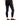 ID Ideology Women's Embossed Side Pocket 7/8 Length Leggings Black Size Medium