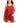 ID Ideology Women's Solid Strappy Tank Top Red Size Large