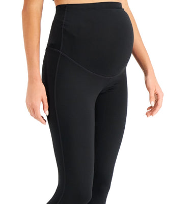 ID Ideology Women's Maternity Leggings Black Size Large