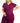 ID Ideology Women's Maternity T Shirt Purple Size 3X